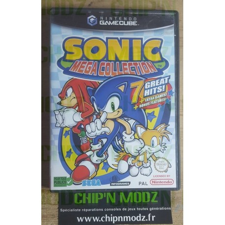 Sonic Mega Collection - Sans notice - Bon état - Gamecube - Version PAL