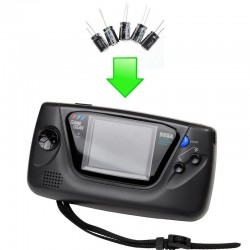 Réparation condensateurs Gamegear (kit complet)