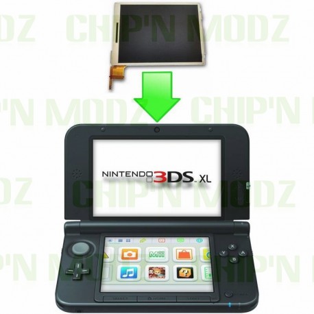 Réparation écran LCD inférieur 3DS XL