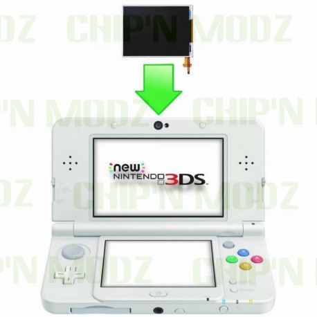 Réparation écran LCD inférieur New 3DS