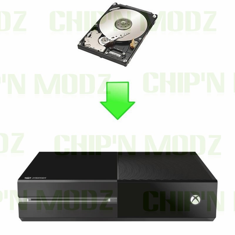 Disque dur 1 To + Adaptateur - Xbox One pas cher 