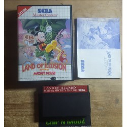 Land Of Illusion, Starring Mickey Mouse - Master system - Complet - En boite avec notice