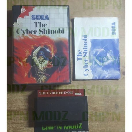 The Cyber Shinobi - Master system - COMPLET - En boite, avec notice