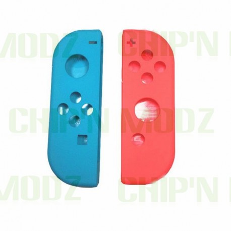 Coques paire Joy-con - couleur "Néon" Bleu / Rouge