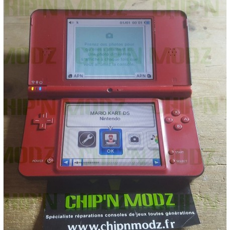 Console DSi XL rouge - Édition 25ème anniversaire Mario