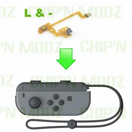 Réparation gâchette L & Bouton "Moins", Joy-con Gauche