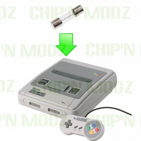 Remplacement fusible Super Nintendo