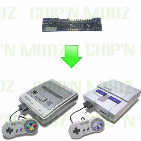 Installation Mod "Switchless" Super Nintendo - Dézonnage intégral