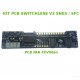 Kit PCB Switchless v2 FFVIman - Super Nintendo / Super Famicom - Super CIC, uIGR & Patch D4