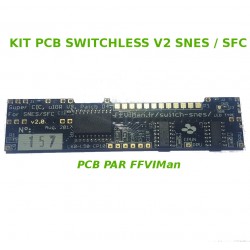 Kit PCB Switchless v2 FFVIman - Super Nintendo / Super Famicom - Super CIC, uIGR & Patch D4