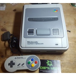 Super Famicom "One-Chip" Switchless - Super CIC, uIGR & Patch D4 -REGION FREE (Dézonée)