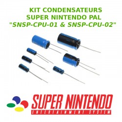 Kit condensateurs SNES PAL SNSP-CPU-01 & SNSP-CPU-02