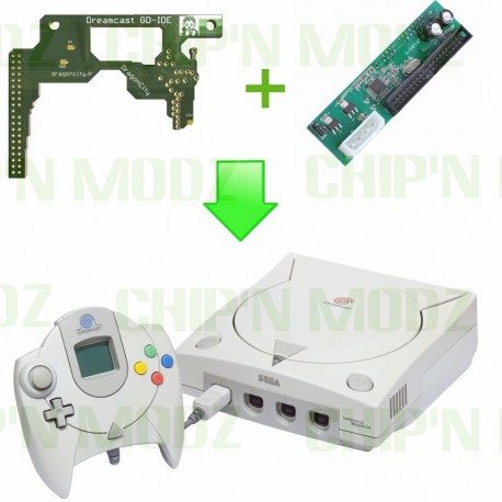 Installation PCB GD-IDE Dreamcast