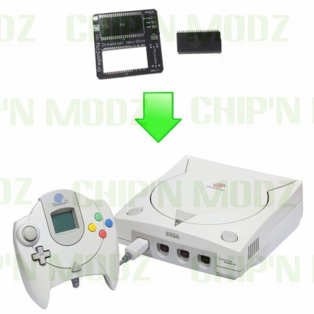 Installation PCB New Bios + Bios Dreamshell Dreamcast