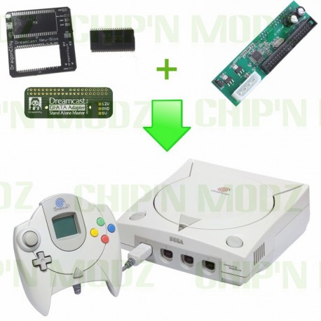 Installation PCB G1-ATA + Bios Dreamshell (PCB New Bios) Dreamcast