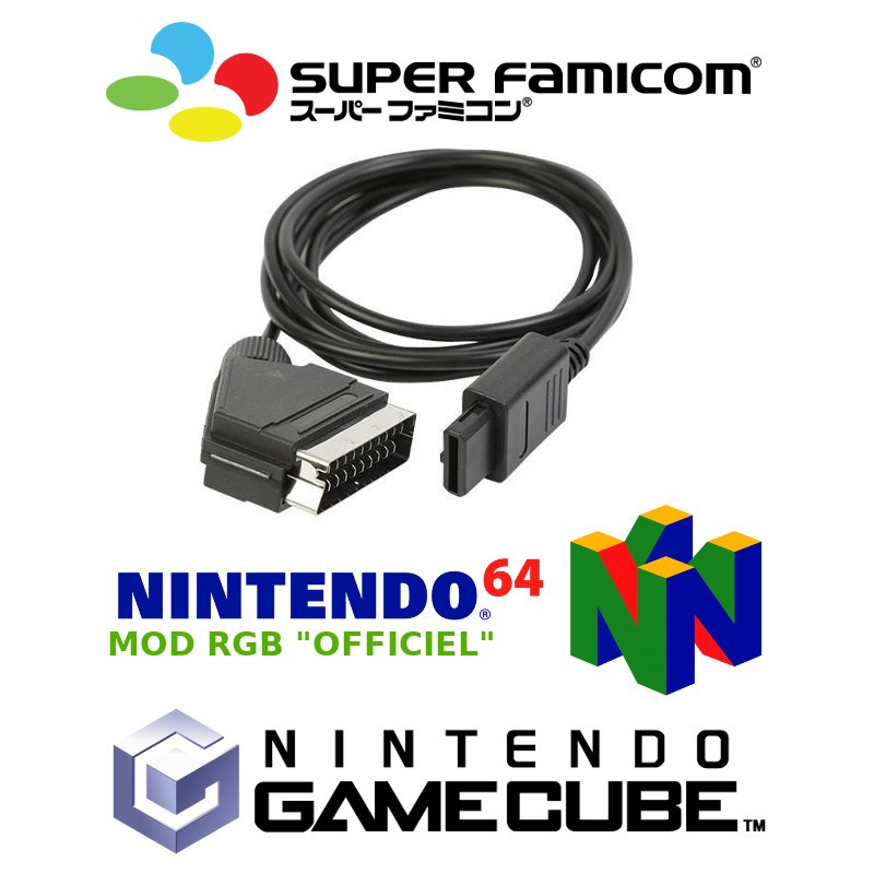 Câble RGB Gamecube / Super Famicom / N64 RGB