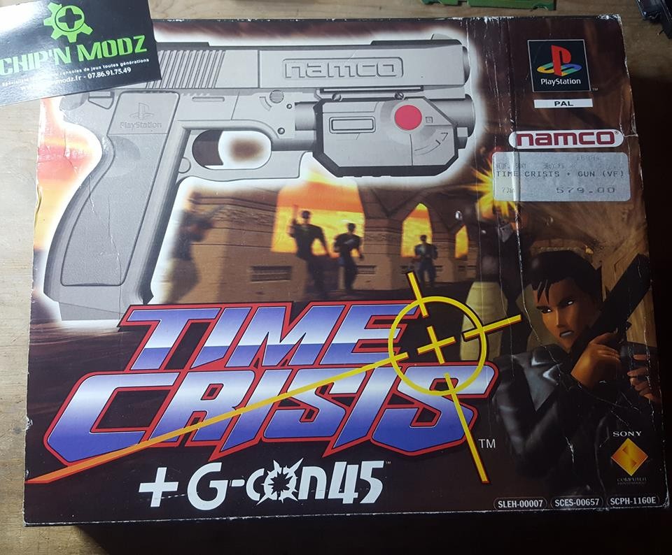 Boîte De Jeu Time Crisis Project Titan + G-Con 45 – PS1 (occasion, Boîte Seule)