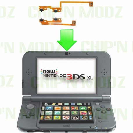 Réparation gachettes L ZL et R ZR new3DS XL