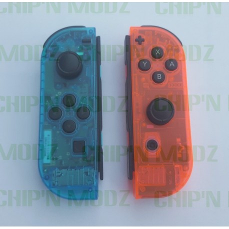 Joy-con Custom - Bleu / Rouge translucide - reconditonnés