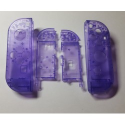 Coques roses transparentes Joy-Con Gauche & Droit