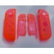 Coques rouges transparentes Joy-Con Gauche & Droit