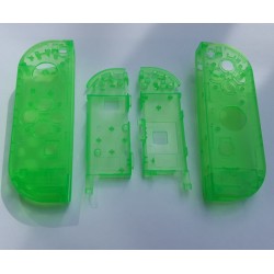 Coques vertes transparentes Joy-Con Gauche & Droit