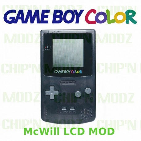 Gameboy Color McWill LCD - Écran rétro-éclairé + vitre en verre