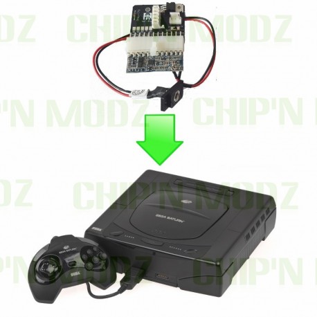 Installation alimentation "SAT-PSU" Sega Saturn