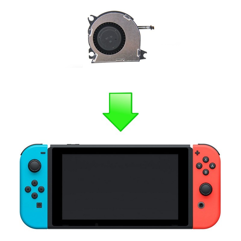Réparation ventilo interne Nintendo Switch