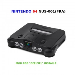 Nintendo 64 Mod RGB "Officiel" - Console nue + Câble RGB