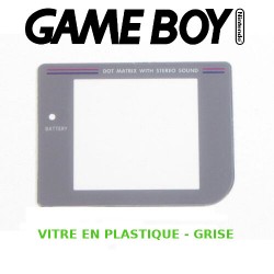 Vitre Gameboy, Grise - Plastique - Auto-Adhésive