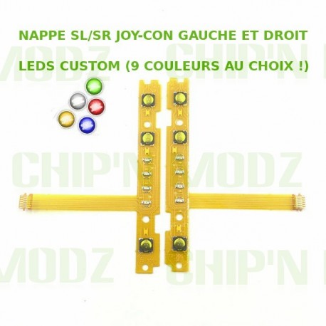 Nappes SL/SR - Leds custom (couleur au choix !)