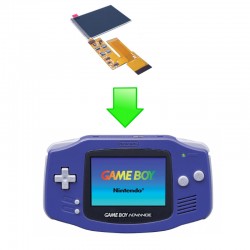Installation écran IPS v2 Gameboy Advance - Écran rétroéclairé