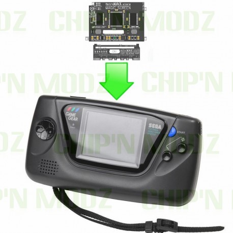 Installation écran LCD Magic Screen GameGear - Écran LCD nouvelle génération !