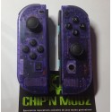 Joy-con Custom - Violet translucide - Remis à neuf