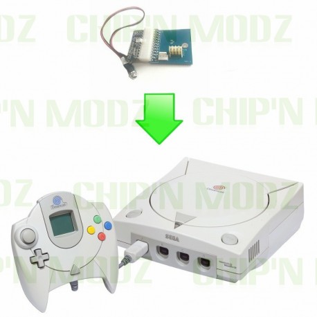 Installation alimentation "DC-PSU" Sega Dreamcast