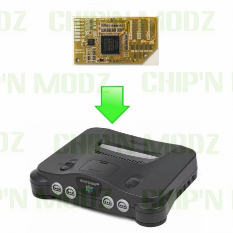 Installation mod RGB "N64 RGB" (Tim Worthington)