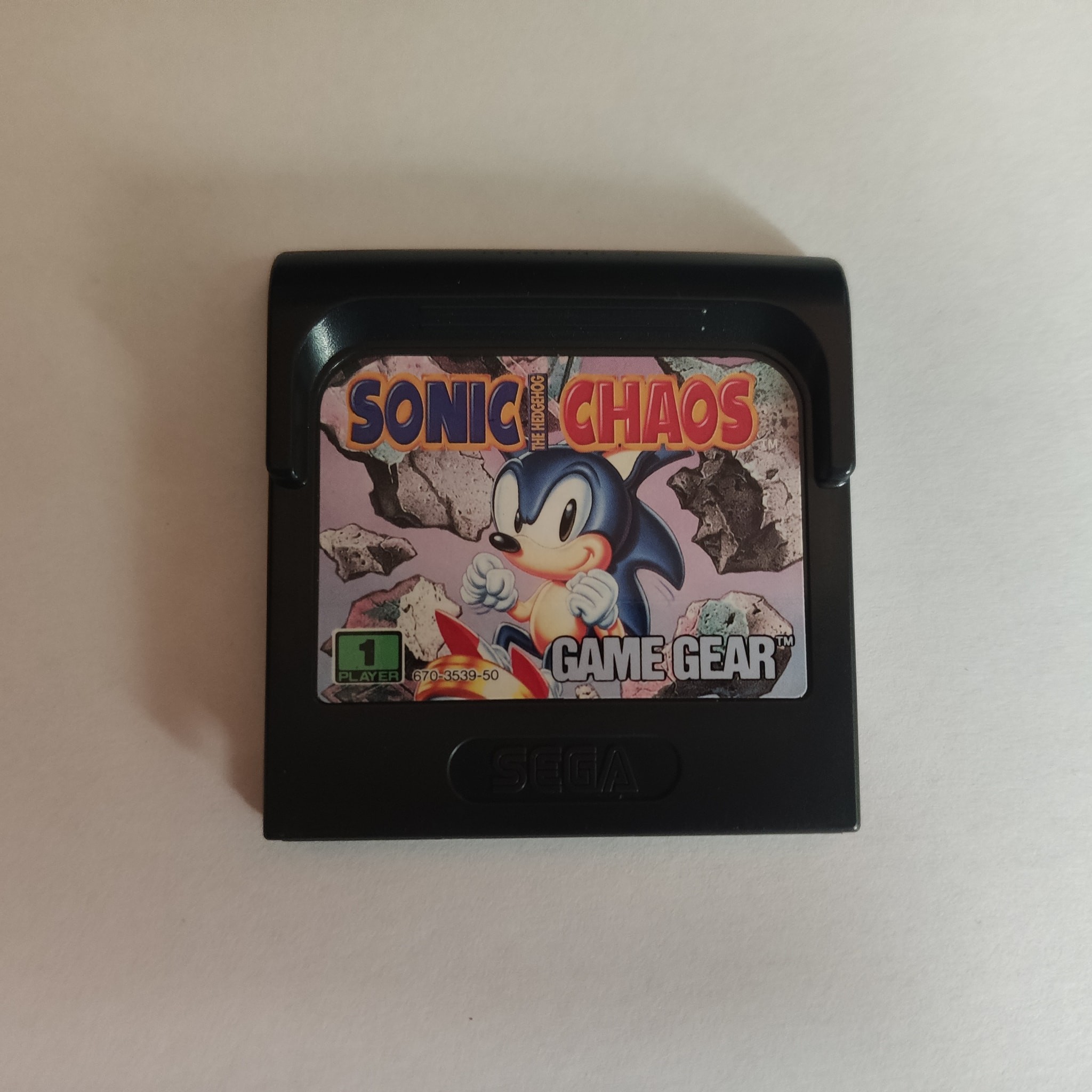 Jeu Sonic Chaos Sur Sega Game Gear - Complet Boîte - PAL - 1991 - État Correct