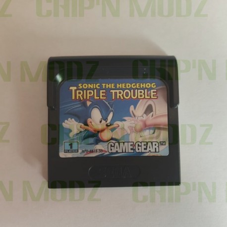 Sonic Triple Trouble - Gamegear - En loose