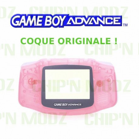 Coque d'origine - GameBoy Advance Rose Translucide - OCASSION (Couleur au choix)
