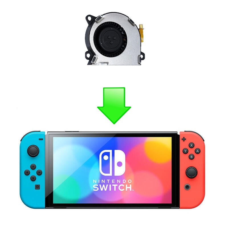 Réparation ventilo interne Nintendo Switch OLED