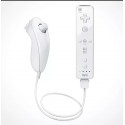 Wiimote + Nunchuck - BLANC - Officiel, occasion