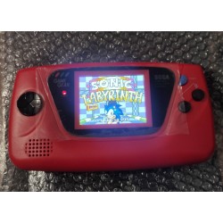 Gamegear Rouge "Mod LCD MagicScreen" - Condensateurs neufs