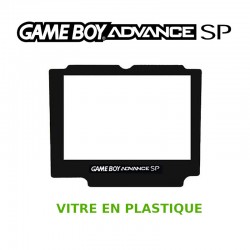Vitre Gameboy Advance SP en PLASTIQUE