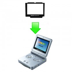 Réparation vitre écran GameBoy Advance SP