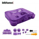 Coque Nintendo 64 - Violet Transparent - NEUVE