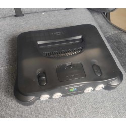 Console N64 FRA Mod RGB "Officiel" - Coque Custom Noir Transparente