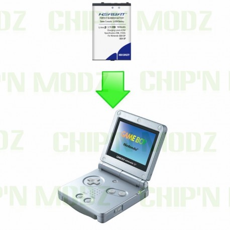 Remplacement batterie GameBoy Advance SP (GBA SP)
