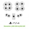 Caoutchoucs contact Boutons - Manette PS4 v2 (JDM-030 / JDM-040)