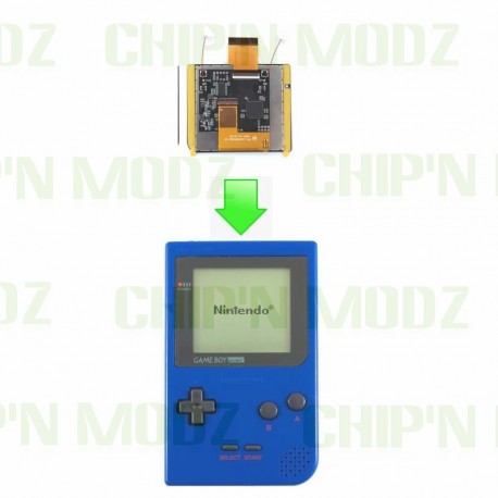 Installation écran IPS + coque neuve Gameboy Pocket
